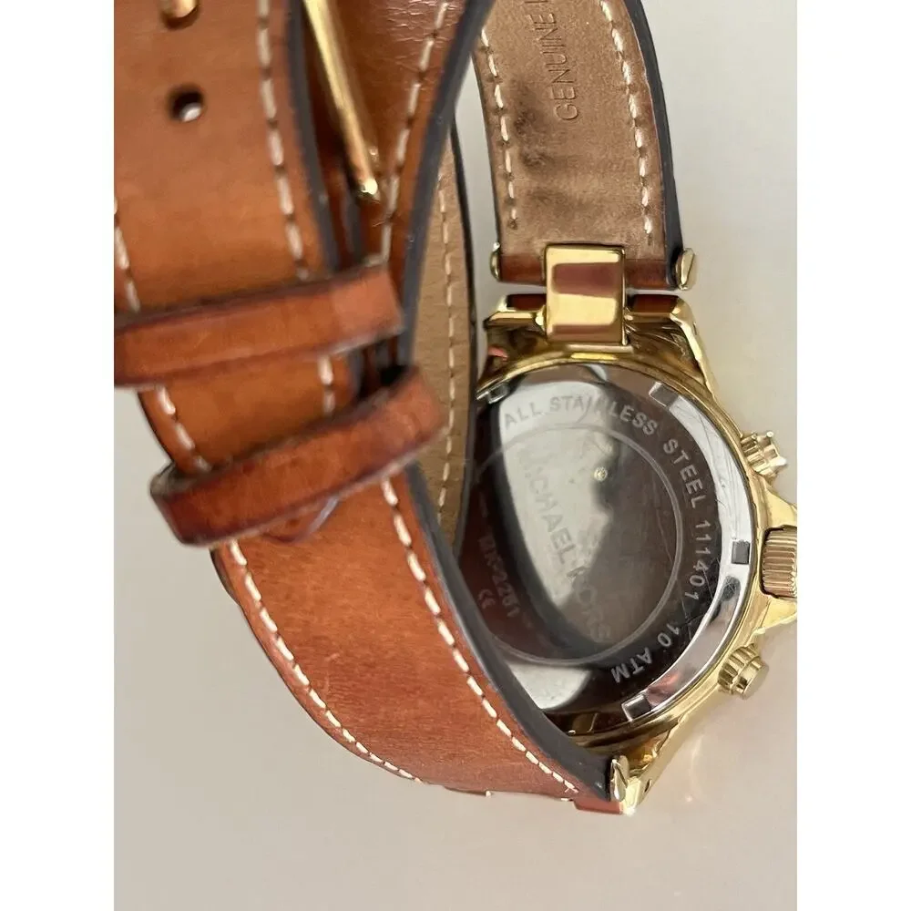 Michael Kors WRAP AROUND leather watch